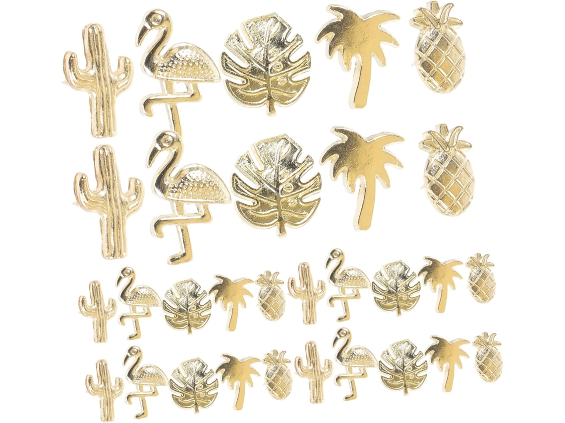 Tehaux Conjunto De 90 Tachinhas Metal Para Escritório E Decoração