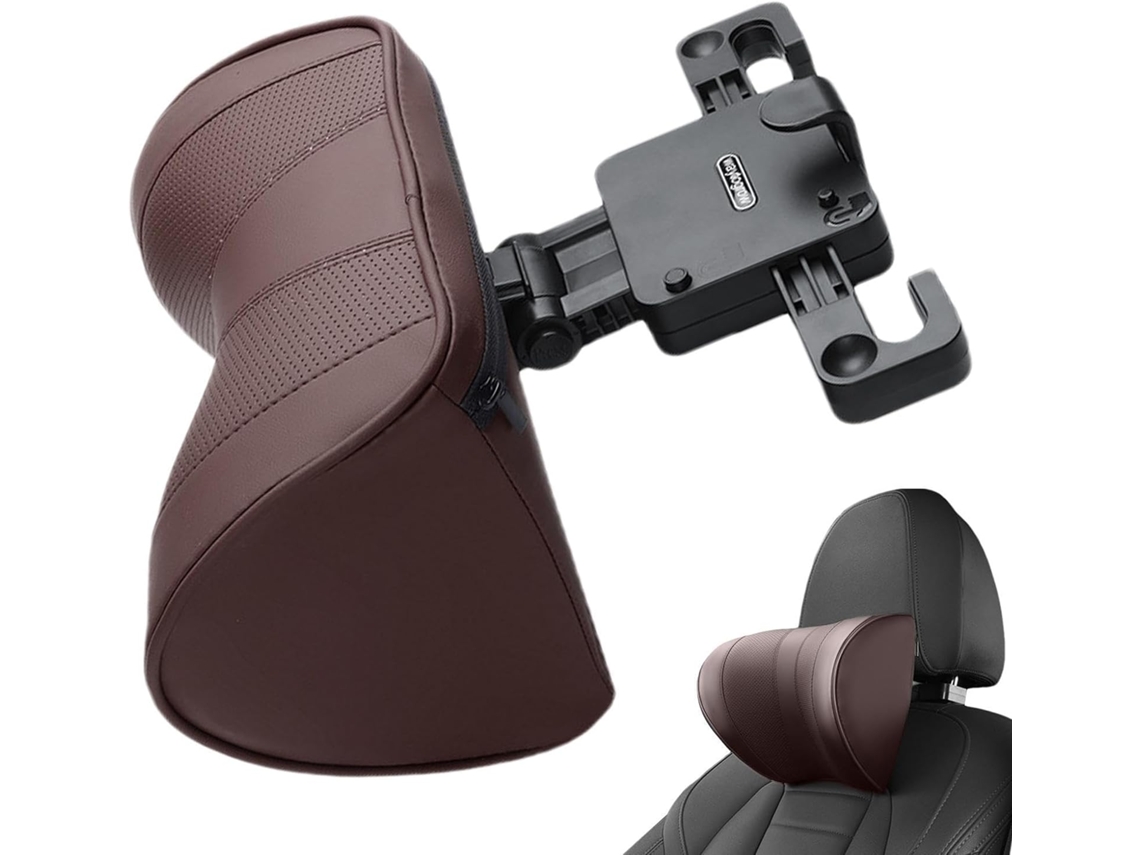 Almofada de Encosto Cabeça Ajustável Pescoço 3d para Carro, Suporte Suave e Respirável Conforto Ao CHABERLU
