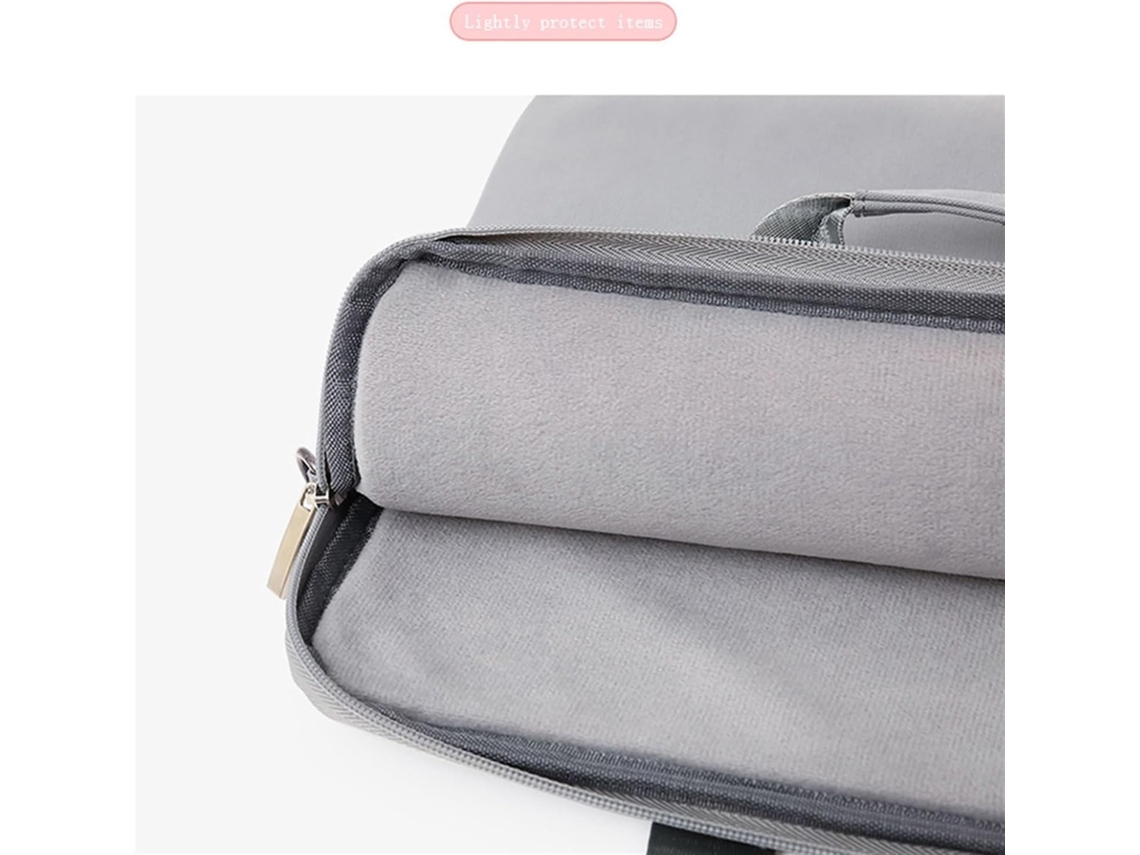 Bolsa Para Computador Portátil 14 Polegadas Impermeável Com Interior Macio E Bolso Auxiliar Azul, Com Transporte Confortável Elysve