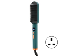 Laxiscreed Pente De Alisamento Com Íons Negativos Para Cabelo, Ondulador Verde, 220v Uk