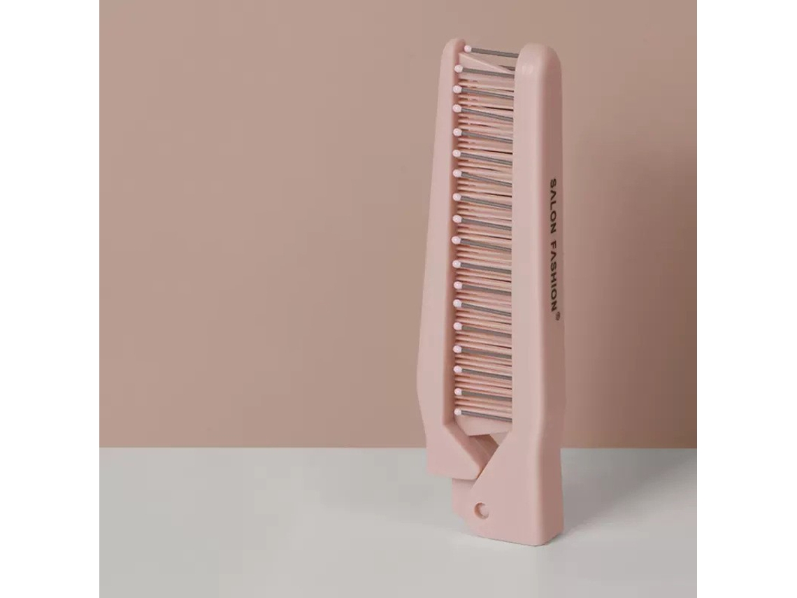 (estilo 6 Rosa) Pente Plano De Plástico Com Dentes Largos Para Massagem Capilar E Do Couro Cabeludo.
