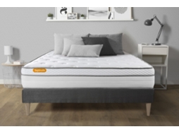 Colchão Base Memo Luxe SEPTNUITS Espuma com memória Cinzento (140x190cm)