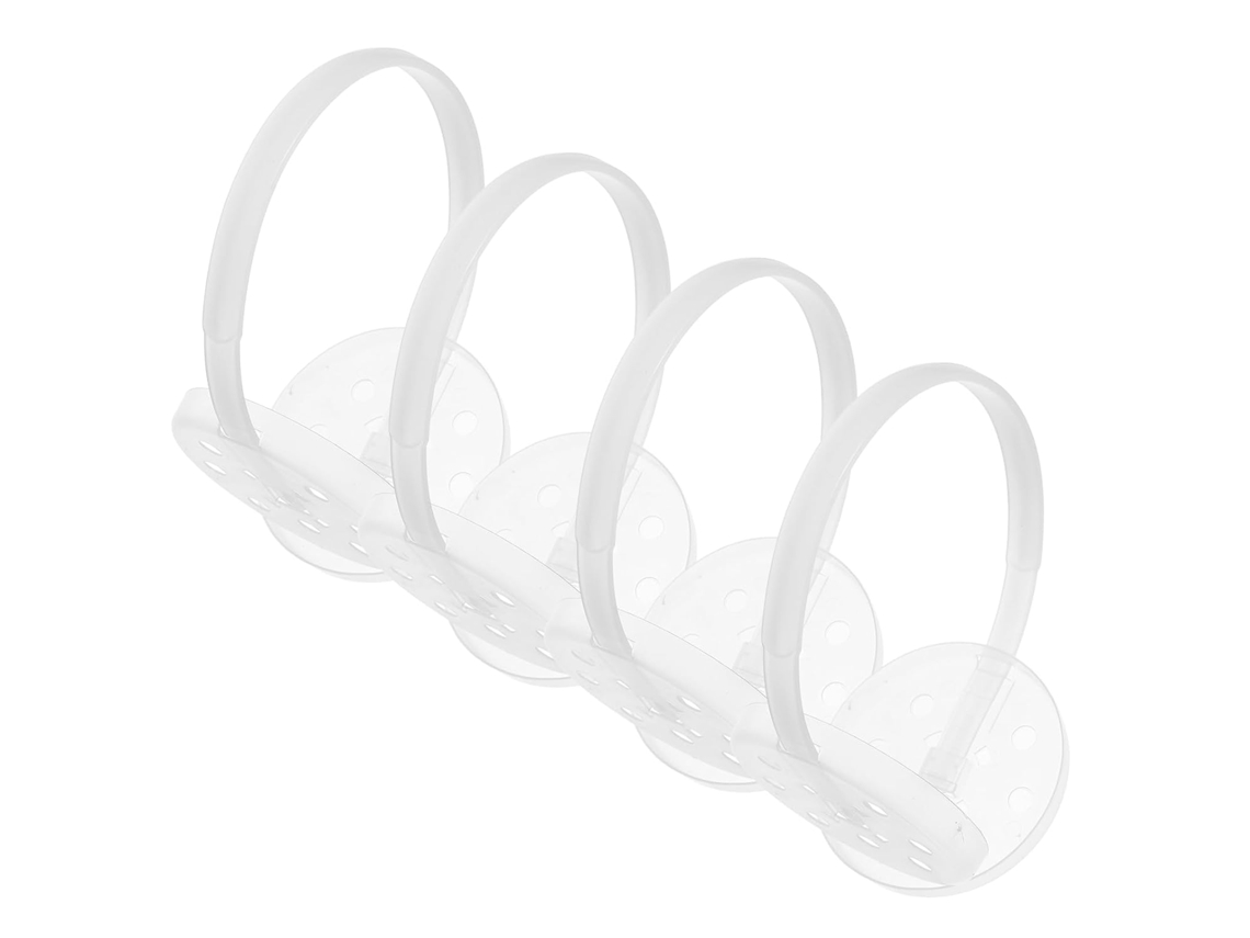 Mipcase Cadre Plastique Blanc Pour Cache-oreilles, Support Intérieur Fiable 4 Pièces Interchangeables, Cadre