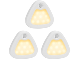 Luzes Internas com Sensor de Movimento, Alimentadas por Bateria, para Instalação Sob Armários BRILVIBERA (dxghc)