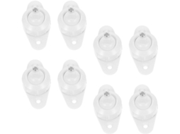 Suporte De Parede Para Detector Infravermelho Pir, Em Plástico E Metal, Conjunto De 8 Peças Para Instalação Rápida E