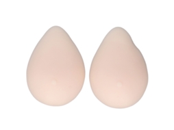 Mali 2pcs Próteses Mamárias de Silicone Forma de Gota Copo Cd Branco 14.8oz/pc