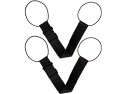 Conjunto De 2 Cintas Bagagem Ajustáveis Jingling, Resistentes E Com Múltiplos Níveis De Ajuste, Ideais Fixação De