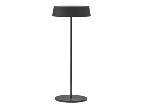 Candeeiro de Mesa Led Inemuri Anthracite com Usb Touch Recarregável e Regulável 12H de Autonomia ROSSINI ILLUMINAZIONE