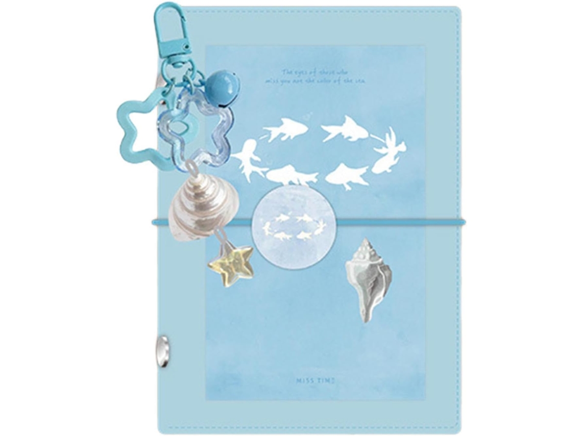 Petit Carnet Classeur Capa Pvc Transparente À Feuilles Mobiles