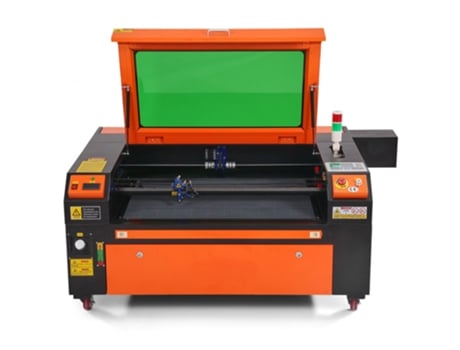 Gravadora A Laser Co2 100w Para Madeira, Acrílico E Tecido, Corte E Gravação Precisa, Compatível Com Lightburn, Coreldraw E Autocad Tekmaquinas