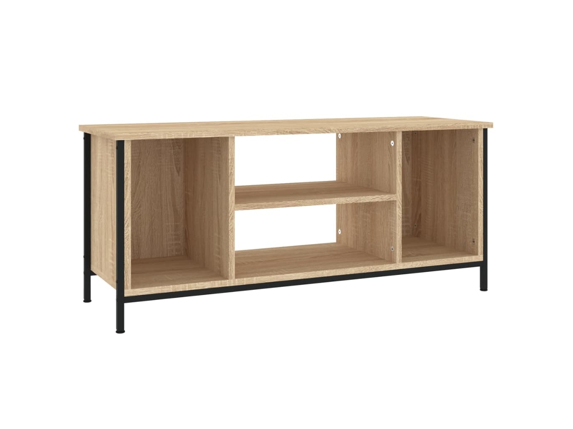 Tv Cabinet, Tv Cabinets Vidaxl Marrom Madeira Processada (n/a)