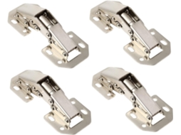 Conjunto De 4 Dobradiças Reforçadas Para Armários Cozinha, Fabricadas
