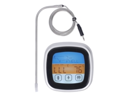 Termômetro Digital de Carne com Tela Led Exata para Cozinha Gauge de Temperatura Alarme