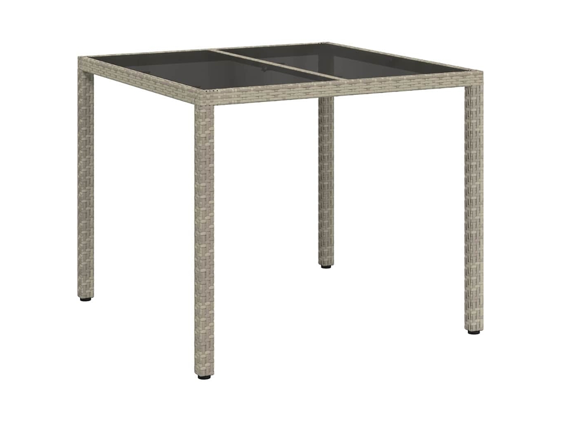 Mesa Jardim Cinzeto 90 X 90 X 75 Cm Vime Pe MAISON EXCLUSIVE