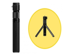 Selfie Stick Invisível Alça Giratória Haste de Extensão Tripé para 360 One R/ X2/Evo Black Bullet Time Handle