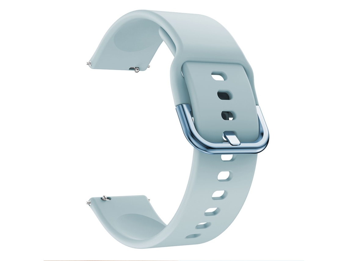 Pulsera Em Silicone Alça Ajustável De 22 Mm Azul Claro Para O Seu Polar Vantage M/grit X