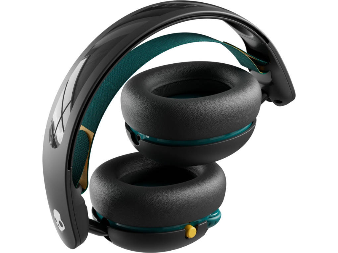 Auscultadores Bluetooth Infantis SKULLCANDY Grom (Over Ear - Microfone - Preto)