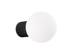 Sollux Sl.1712 Halo Aplique Negro Ip44