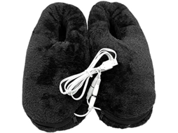 Pantufas Aquecidas Usb Para Inverno, Chinelos Pelúcia Aquecedores De Pés Igvtrade