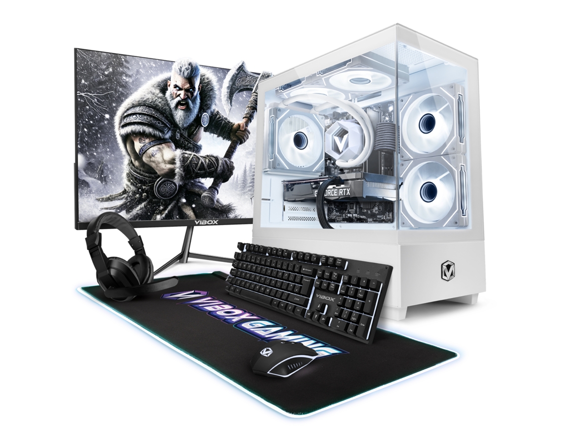 Vibox Iv-551 Gaming Pc Completo • Ryzen 7 5700x 4,6 Ghz • Rtx 5060 Ti 8 Gb • 16 Gb Ram • 1 Tb Ssd • Windows 11 • Wifi