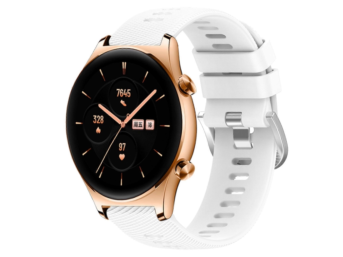 Pulseira De Silicone Macio De Cor Sólida De 22 Mm Para O Relógio For Honor Gs 3.