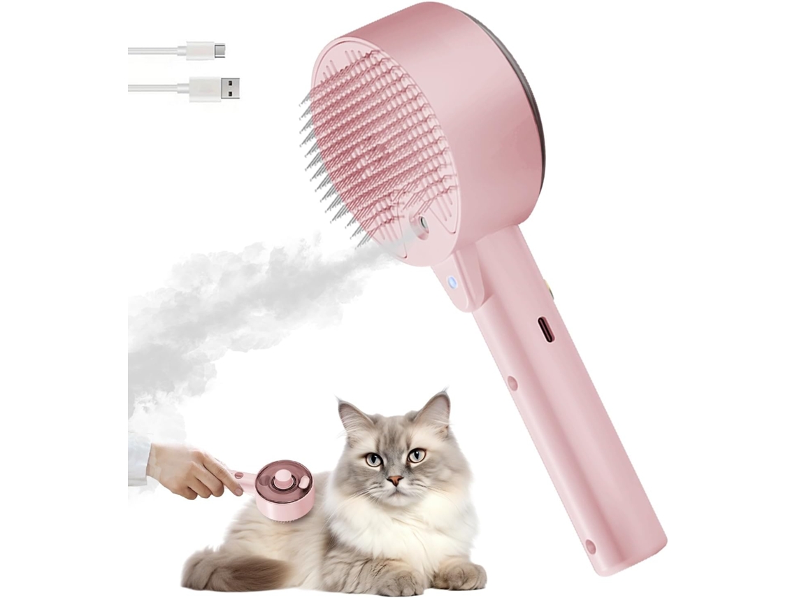 Escova a Vapor para Gatos, Pente de Depilação YANYXR