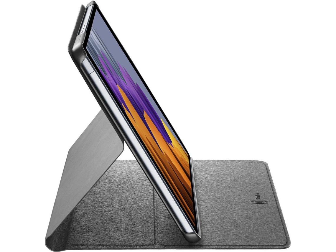 Capa para Tablet com Função de Suporte Galaxy Tab S9 Efeito Couro Preto CELLULARLINE
