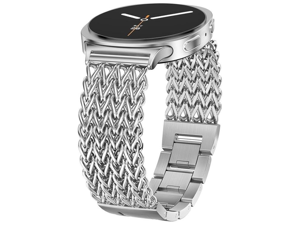 Bracelete Aço Inoxidável Trançado para Samsung Galaxy Watch Ultra (47mm) XIAOMOYU