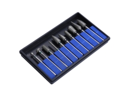 10 Peças Conjunto De Cabeças De Polimento Dental Com Lixa Natural Para Polir E Afiar Dentes Tipo B 2.35mm