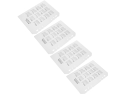 Conjunto De 4 Divisórias Recarregáveis Em Plástico Fosco Para Organizar Datas Em Agendas, Cadernos E Gokoco