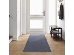 Vidaxl Runner De Carpete Cinzento-claro 80 X 400 Cm Tecido