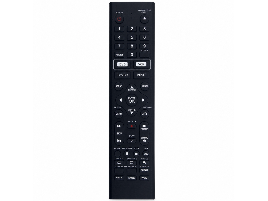 Comando À Distância De Substituição Compatível Com Leitor Lg Dvd/vcr 6711r1p081f_dae
