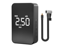 Compressor portátil de ar, bomba elétrica para bicicleta, compressor com luz LED, display digital e porta USB C para pneus de motocicleta Lalalamoli
