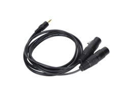 Cable divisor en Y con conectores XLR hembra dobles a 3,5 mm con cobre libre de oxígeno, 1,5 m S/MARCA