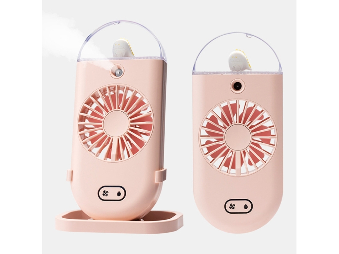 Ventoinha de Mão PORTÁTIL HALINUIA Bd bs1 com Humidificador (Mini, Recarregável, Silenciosa)