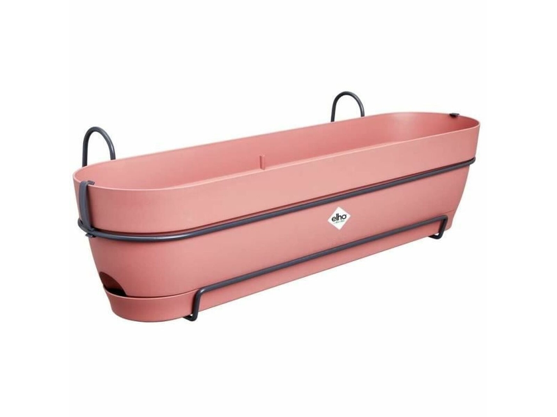 Floreira Elho 70 Cm Retangular Cor de Rosa Plástico