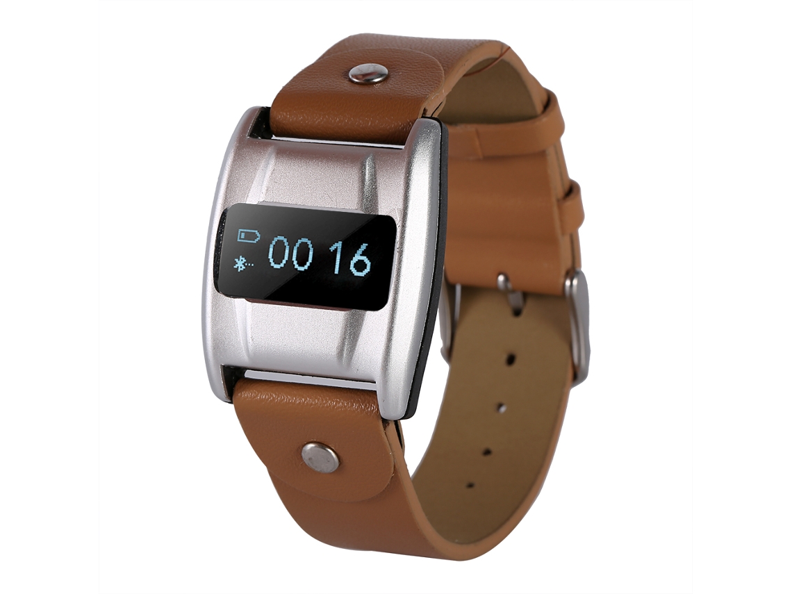 Relógio inteligente com pulseira inteligente C3 prata monitoramento de frequência cardíaca via Bluetooth EOOCOO