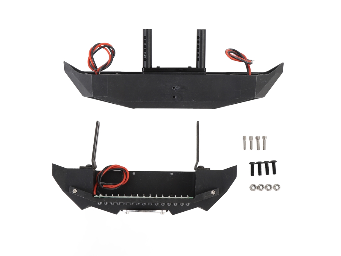 Parafuso Dianteiro E Traseiro De Metal Racing Anti-colisão Para Scx10 90046 Carro Rc Crawler
