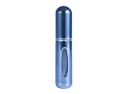 Peças Atomizador De Perfume Recarregável Anti-fugas De Metal 5ml Botella De Spray Mini Para Viagens Azul Brilhante