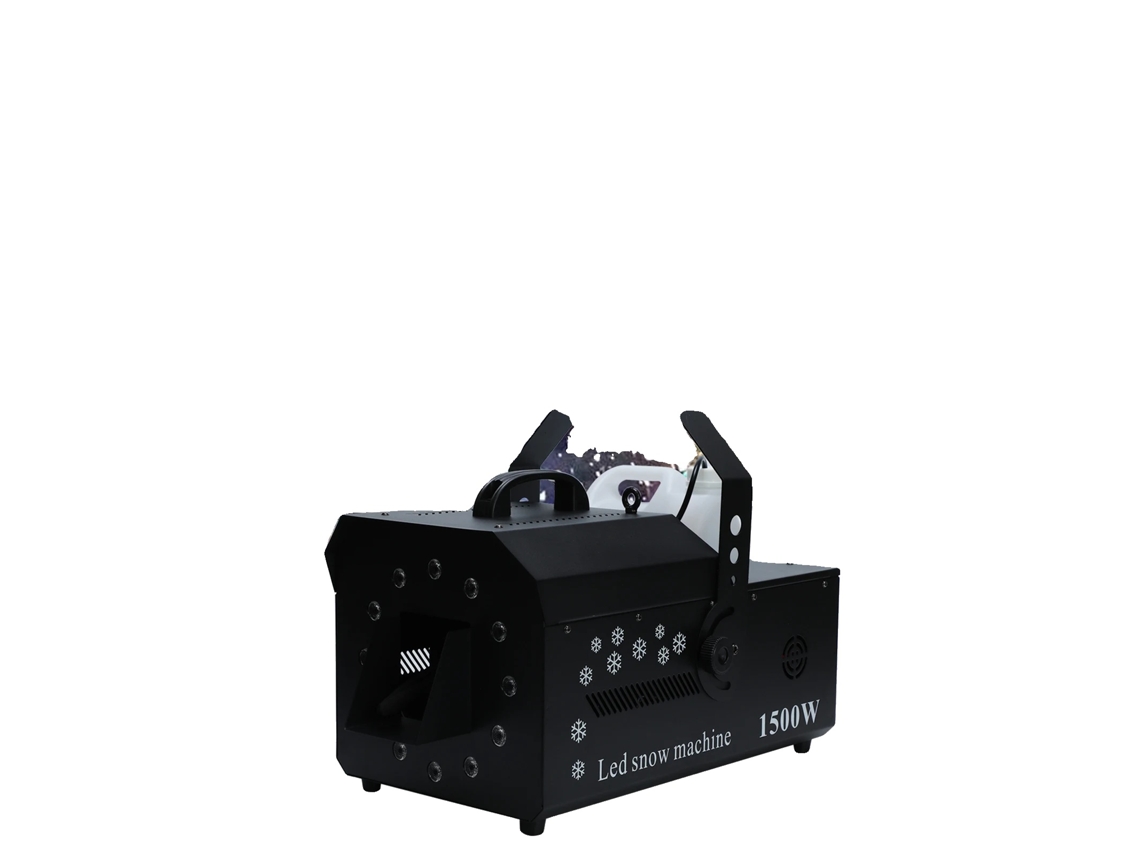 Mã¡quina De Neve, 1500w De Potãªncia, Capacidade De 1,32 Galã£o, Ac 220v 50hz, Controle Remoto, Dmx512 Oem
