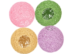 Conjunto De 4 Peças Em Formato De Bola Trançada Para Abajur, Fácil Substituição Para Luminária De Teto.