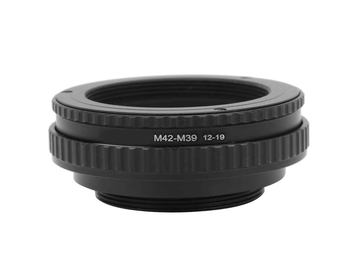 Tubo De Enfoque Macro Para Lente Reforzado Newyi M42‑m39 12‑19mm De Aleación De Aluminio