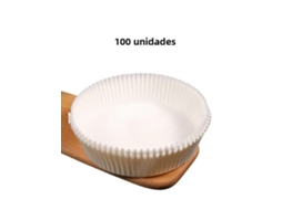(100 Unidades Redondas Brancas) Tapetes De Papel Para Fritadeira A Ar, Descartáveis, Resistentes A Óleo E À Prova D'água.