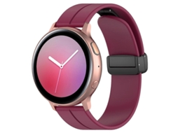 Pulseira De Silicone Para Relógio Xdfind Com Fivela Dobrável Preta E Ranhura Plana
