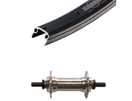 Winora Schurmann Sport Road Front Wheel Preto 9 x 100 mm