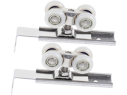 Conjunto De 2 Polias Aço Inoxidável Homoyoyo Para Portas Correr. Rolos