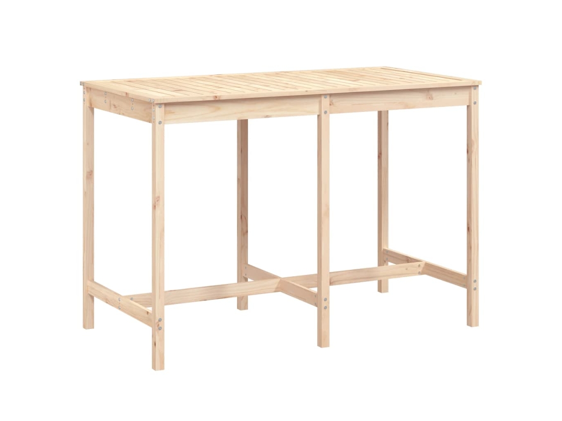 Garden Table, Garden Tables Vidaxl Marrom Madeira De Pinho (159.5 X 82.5 X 110 Cm)