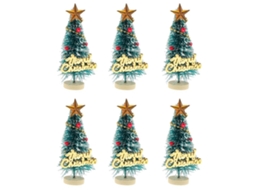 Conjunto De 6 Peças De Acessórios De Decoração De Árvore De Natal Em Miniatura Para Casa De Bonecas, Escala 1/12. Aquaforge