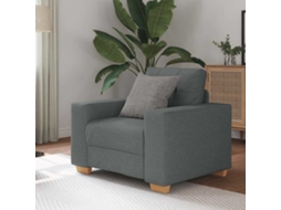 Vidaxl Poltrona Cinza Escuro 100x78x80 Cm Em Tecido