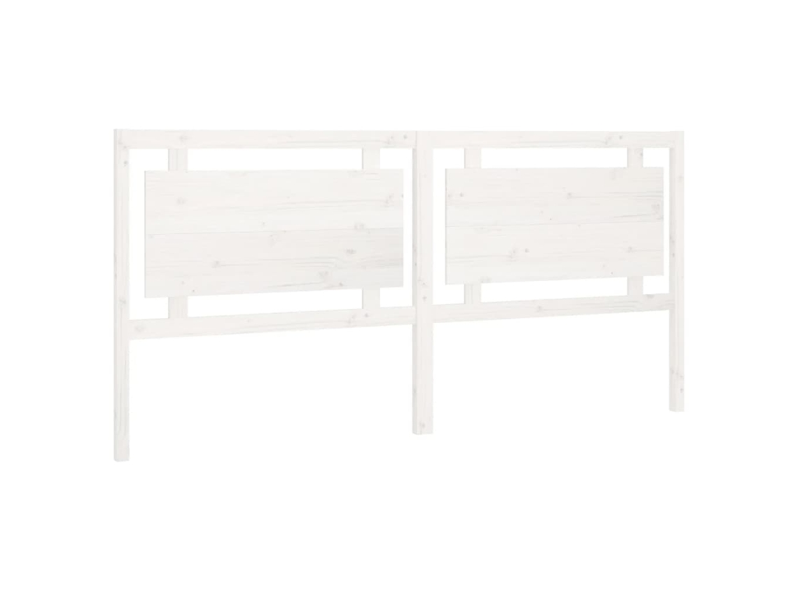 Cabeceira em Madeira by Pinho Maciça Branco MAISON EXCLUSIVE (205,5x4x100 cm)